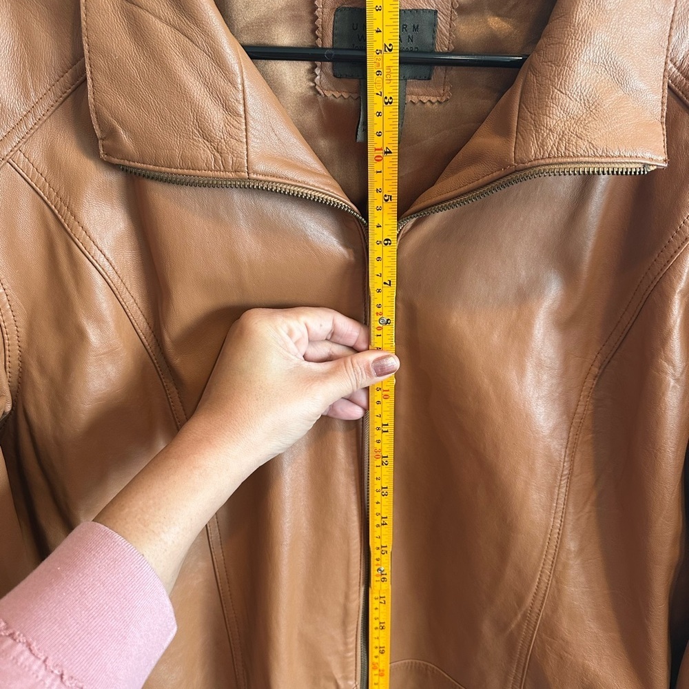 JohnPaulRichard Brown Leather Jacket - Picture 7 of 8